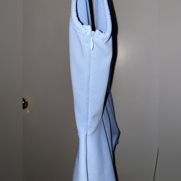 UK2LA (Forever 21) Baby Blue Peplum Top (Size Medium) - Picture 3 of 4